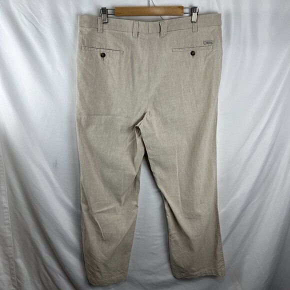 m.e.n.s. Heinecke & Klaproth Madrid-Made Linen-Cotton Mens Pants Men's Size 40 - Picture 6 of 12